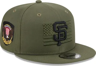 Men's New Era Green San Francisco Giants 2023 Armed Forces Day 9FIFTY Snapback Adjustable Hat