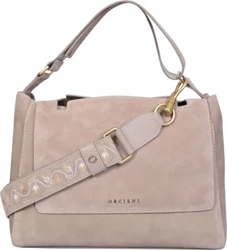 Sveva Naif White Medium Sand Bag