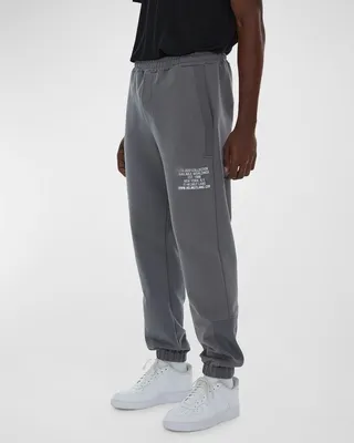 Men's Sprayed Logo Jogger Pants