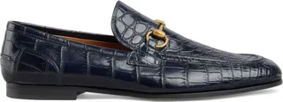 Jordaan crocodile leather loafers
