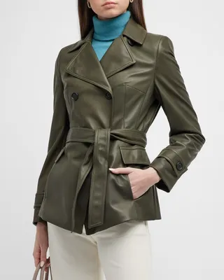 Larissa Nappa Leather Jacket