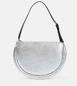 Bumper-Moon leather shoulder bag
