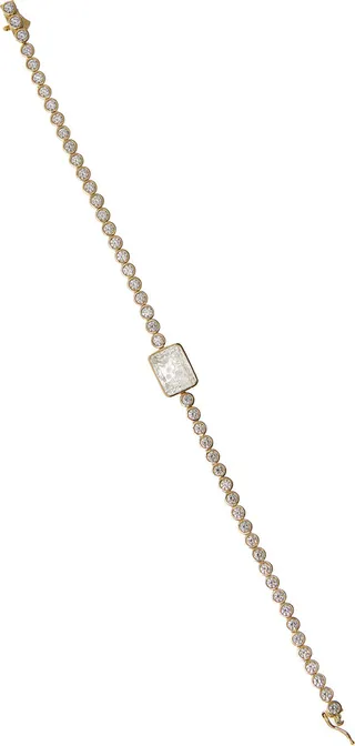 Women's Onda 18K Yellow Gold Diamond Tennis Bracelet