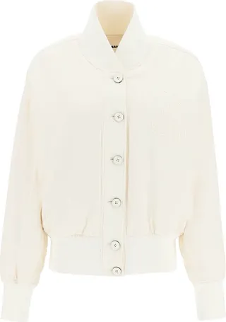 Bomber Jacket With Embroidered Monogram