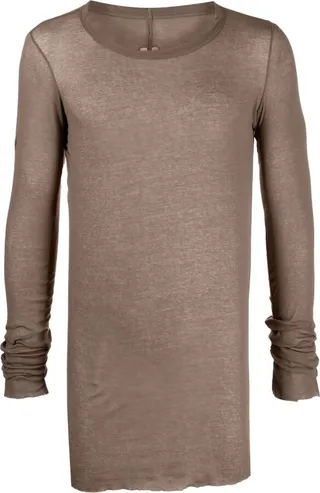 semi-sheer cotton T-Shirt