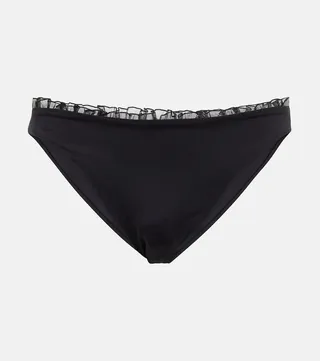 Ruffled bikini bottoms