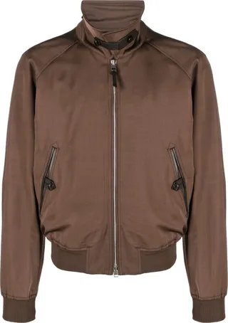 High-Neck Bomber Jacket