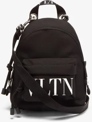 Vltn-logo Canvas Cross-body Bag