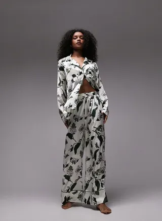 Printed Shirt & Pyjama Set