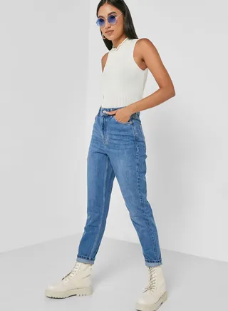 High Waist Mom Jeans
