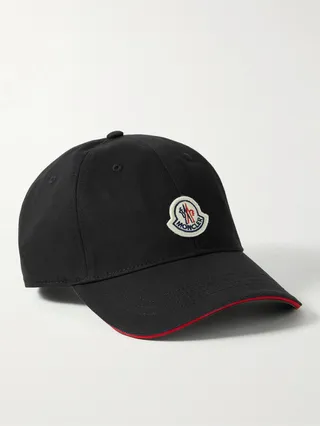 Logo-Appliquéd Cotton-Twill Baseball Cap