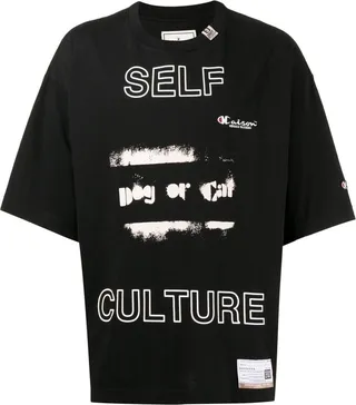 text-print T-shirt