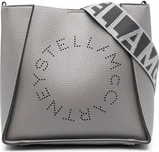 Stella McCartney Logo Perforated Crossbody Bag