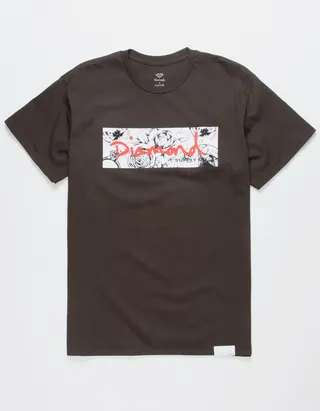 DIAMOND SUPPLY CO. Floral Box Mens Tee
