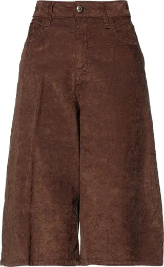 Cropped Pants Brown