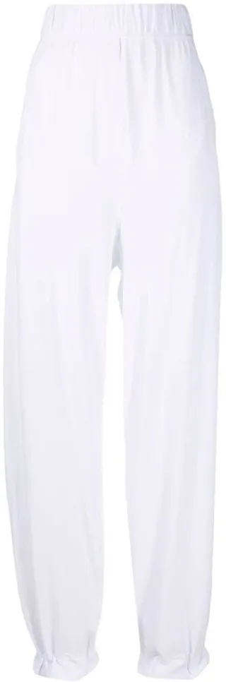 High-Waisted Straight Leg Trousers