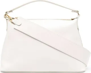 Liu Jo Leonie Hanne Woman's Hobo Small White Leather Handbag