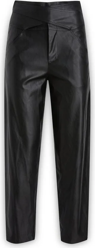 Pinko High-Waist Cropped-Leg Trousers