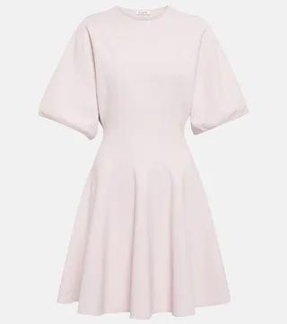 Pleated minidress