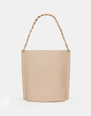 The 8 Knot Day Bag In Grained Calfskin Leather Large