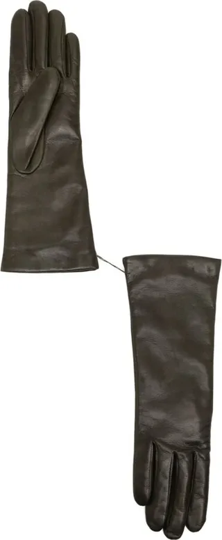 Christina long leather gloves