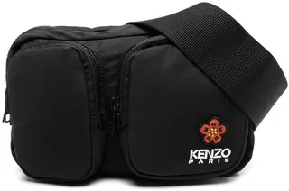 Embroidered-Logo Belt Bag