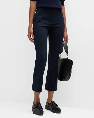 Le Crop Mini Boot-Cut Trousers