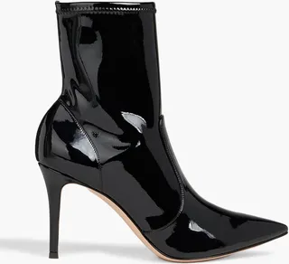 Imogen vinyl ankle boots