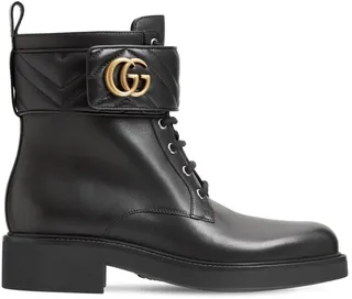25mm Marmont leather ankle boots