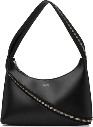 Coperni Black Zip Baguette Bag