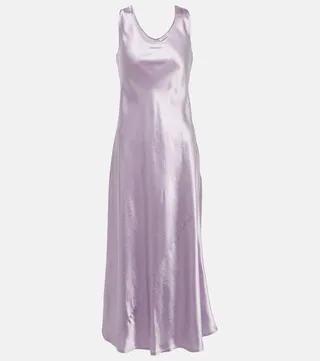 Capua satin slip dress