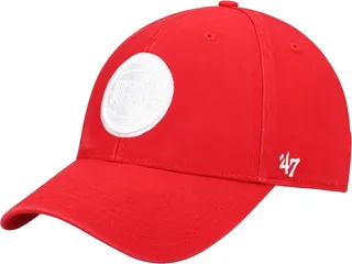 Men's '47 Red Detroit Pistons Mvp Legend Adjustable Hat
