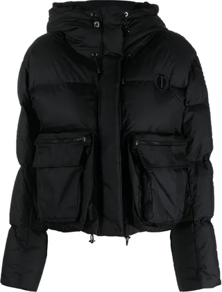 Logo-Patch Padded Down Jacket