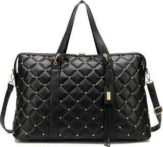 Quilted Travel Tote Weekender Bag