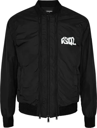 Dsquared2 Logo-print Shell Bomber Jacket