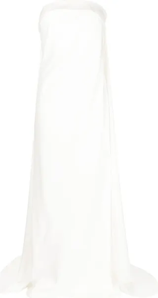 Crystal-Embellished Evening Gown