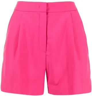 Pleat-Detail Shorts