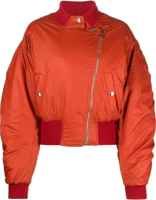 Zip-Fastening Bomber Jacket