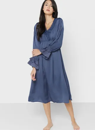 Lace Trim Detail Nightie