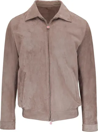 Two-Pocket Suede Jacket