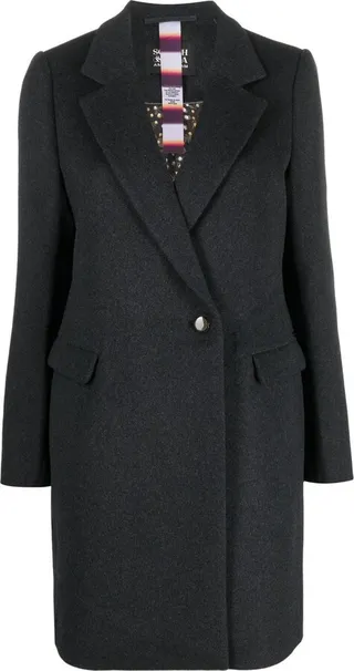 Single-Breasted Mid-Length Coat