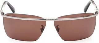 Niveler 67mm Oversize Rectangular Sunglasses