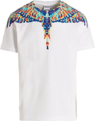 Marcelo Burlon County Of Milan Pointilism Wings Ctrewneck T-Shirt
