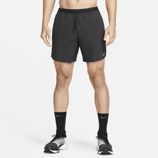 Nike Men's Stride Dri-FIT 7" Brief-Lined Running Shorts in Black