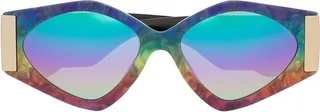 Geometric-Frame Sunglasses