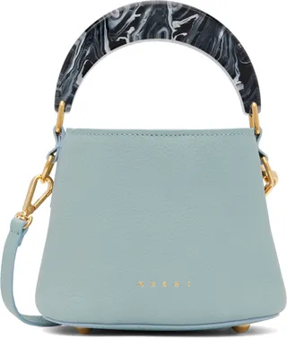 Marni Blue Mini Venice Bucket Bag