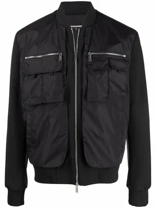 Patch Pocket Bomber Jacket