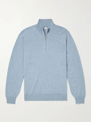 Cashmere Half-Zip Sweater