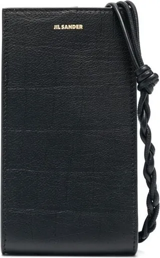 Logo-Print Leather Cross-Bag