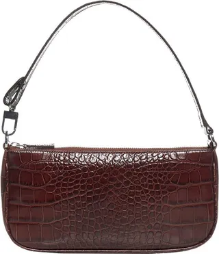 By Far Rachel Embossed Shoulder Bag